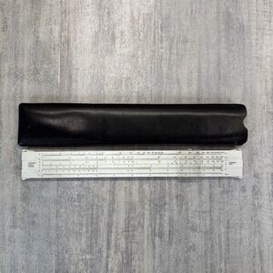 Vintage WH Smith Simplified Rietz Slide Rule + Case